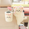 PawHug™ Cat & Panda Car Tissue Holder