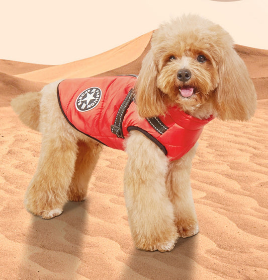 Pets Love Journey Dog Winter Jacket With Harness