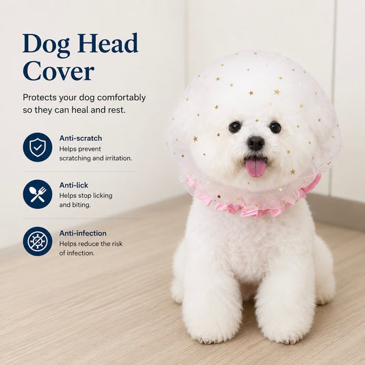 Mesh dog headgear