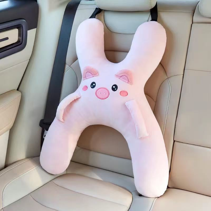 Piggy Car Neck Pillow