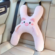 Piggy Car Neck Pillow