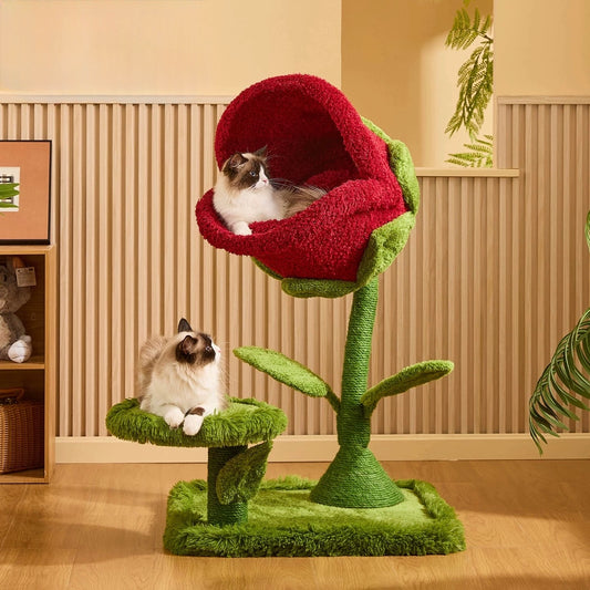 Monster Bloom Cat Tree Climbing Tower