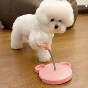 Pet Food Leak Ball, Dog Self-entertainment, Intelligence and Boredom, Swinging Suction Cup Food Leak Device, Teddy Blue Cat Toy
