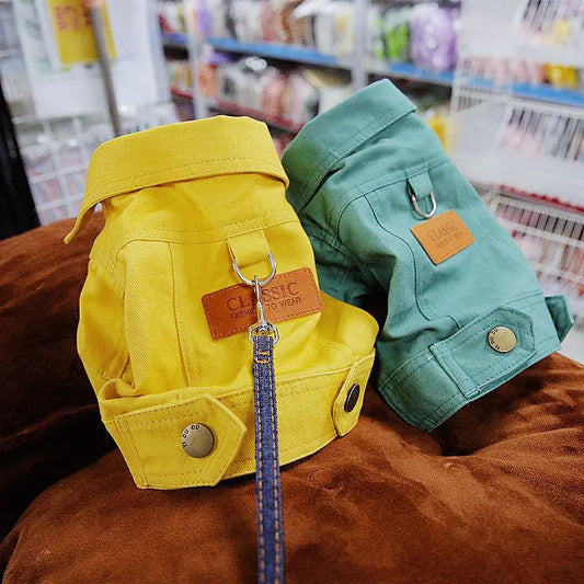 Pets Love Journey Denim Dog Suit Coat