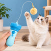 Blue PouncePop automatic retractable cat teaser toy